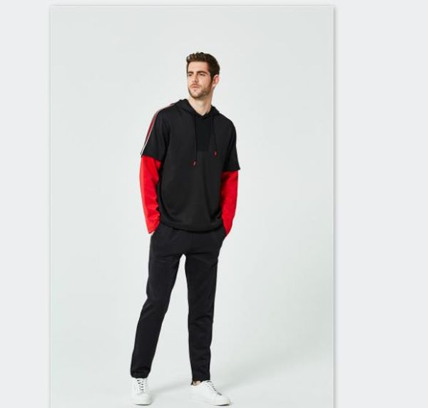 мужские дизайнерские спортивные костюмы панельные 2 шт брюки повседневные полосатые свободные спортивные пуловеры с длинными рукавами и капю, Gray
мужские дизайнерские спортивные костюмы панельные 2 шт брюки повседневные полосатые свободные спортивные пуловеры с длинными рукавами и капю, Gray