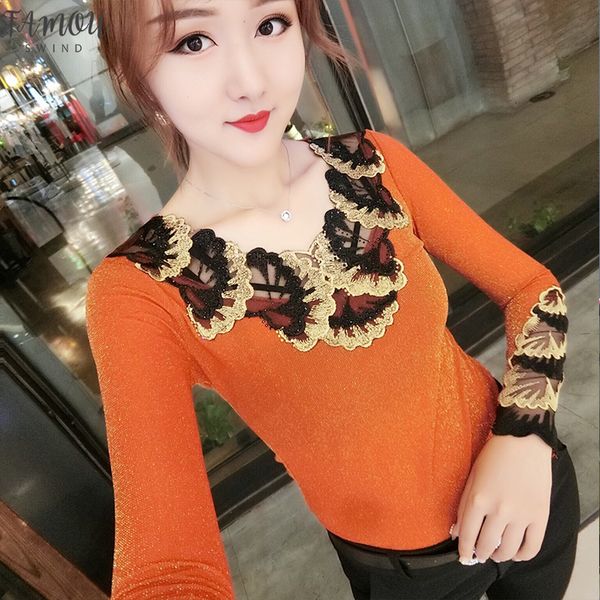 fashion european women patchwork embroider tshirt 2020 new autumn winter shiny clothes camiseta mujer bottoming shirt t99701, White
fashion european women patchwork embroider tshirt 2020 new autumn winter shiny clothes camiseta mujer bottoming shirt t99701, White