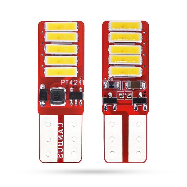 100x t10 led canbus 10 smd 7020 w5w car led interior wedge dome light width lamp marker lights bulb non-polarity
100x t10 led canbus 10 smd 7020 w5w car led interior wedge dome light width lamp marker lights bulb non-polarity