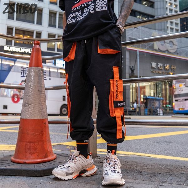 2019 splice pockets cargo harem pants men's casual joggers baggy tactical trousers harajuku streetwear hip hop swag male pants, Black
2019 splice pockets cargo harem pants men's casual joggers baggy tactical trousers harajuku streetwear hip hop swag male pants, Black