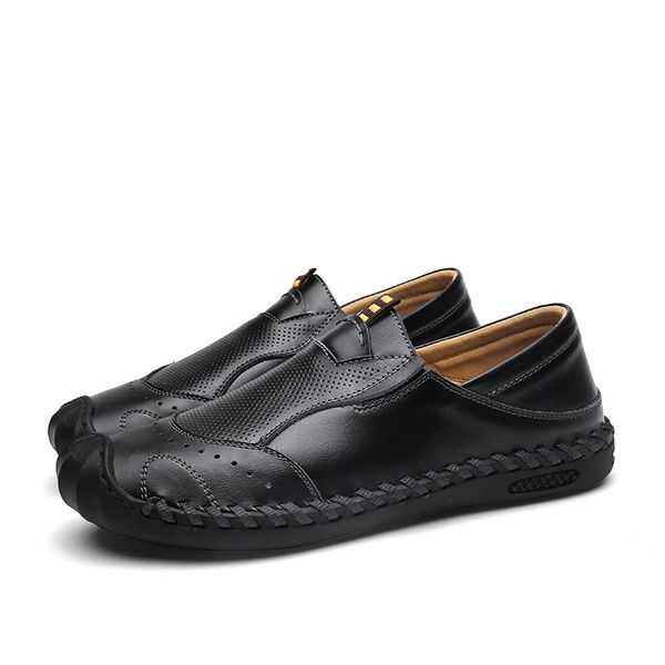 fashion leather loafers men autumn casual men's shoes business casual dress male leather soft round head pea shoes men's hc-273, Black
fashion leather loafers men autumn casual men's shoes business casual dress male leather soft round head pea shoes men's hc-273, Black