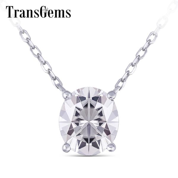 transgems 14k 585 white gold 2ct 7*8mm fg color oval moissanite pendant necklace for women wedding birthday gifts fine jewelry, Silver
transgems 14k 585 white gold 2ct 7*8mm fg color oval moissanite pendant necklace for women wedding birthday gifts fine jewelry, Silver