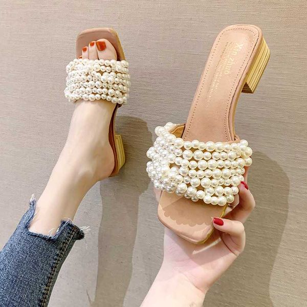 black pink low heel slippers women pearl slides wood heel open toe slippers women shoes summer sweet beach slides 2020
black pink low heel slippers women pearl slides wood heel open toe slippers women shoes summer sweet beach slides 2020