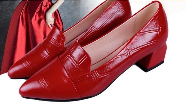 2019 women's shoes in spring and autumn with new style middle heel coarse heel pointed end @w28, Black
2019 women's shoes in spring and autumn with new style middle heel coarse heel pointed end @w28, Black