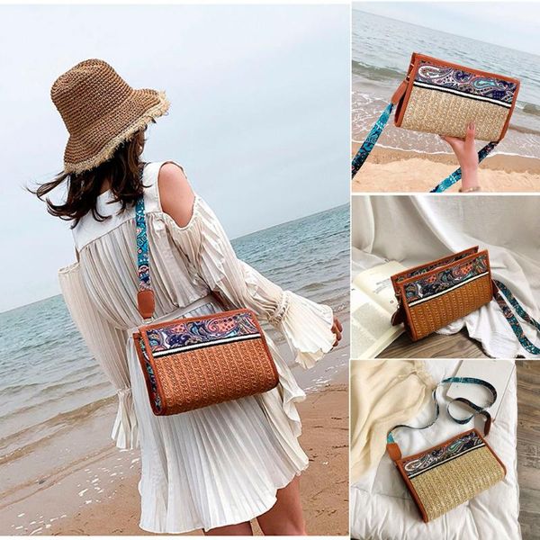 boho woven rattan bag straw beach bag women ethnic shoulder with colorful strap crossbody bags for women female bolso mimbre
boho woven rattan bag straw beach bag women ethnic shoulder with colorful strap crossbody bags for women female bolso mimbre