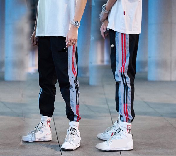 mens designer new joggers casual trousers hip-hop pants fashion brand sweatpants stripes panalled pencil jogger pants plus 8color k55h, Black
mens designer new joggers casual trousers hip-hop pants fashion brand sweatpants stripes panalled pencil jogger pants plus 8color k55h, Black