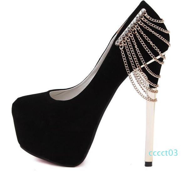 2016 black gold chain rhinestone shoes women high heels red wedding shoes prom gown dress shoes 14.5cm size 34 to 40 03ct
2016 black gold chain rhinestone shoes women high heels red wedding shoes prom gown dress shoes 14.5cm size 34 to 40 03ct
