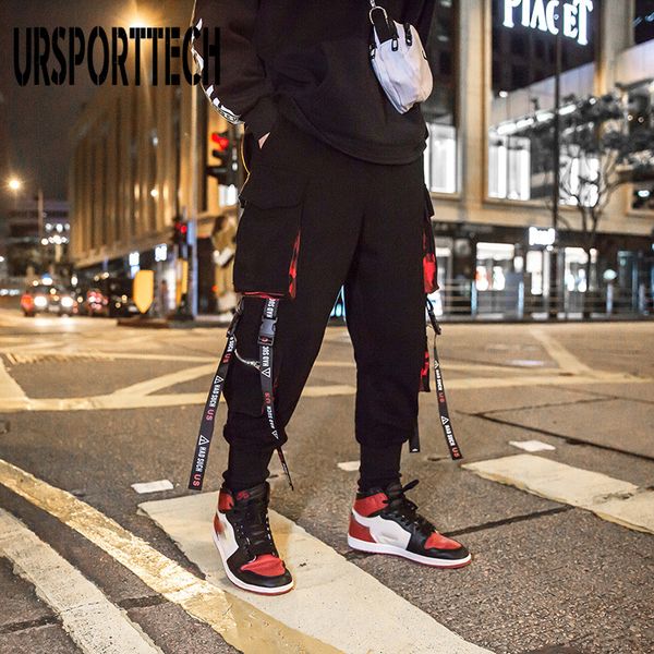 ursporttech hip hop ribbons cargo pants men joggers pants streetwear men 2020 summer fashion elastic waist trousers for xxxl, Black
ursporttech hip hop ribbons cargo pants men joggers pants streetwear men 2020 summer fashion elastic waist trousers for xxxl, Black