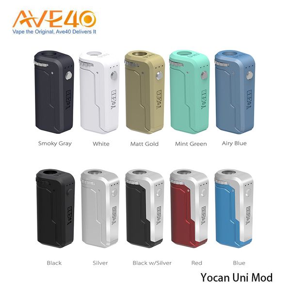Оригинальный Yocan UNI Box Mod 510 адаптер со встроенным 650mAh Батарея для всех Форсунки картриджей
Оригинальный Yocan UNI Box Mod 510 адаптер со встроенным 650mAh Батарея для всех Форсунки картриджей
