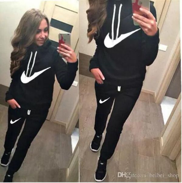 2019 new arrival women active set tracksuits hoodies sweatshirt+pants running sports set long sleeves and pants 02, Black
2019 new arrival women active set tracksuits hoodies sweatshirt+pants running sports set long sleeves and pants 02, Black