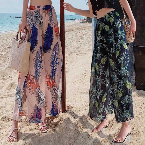 summer female holiday trousers thin beach pants female bohemian flowers print ninth pant pineapple print women wide leg pants, Black;white
summer female holiday trousers thin beach pants female bohemian flowers print ninth pant pineapple print women wide leg pants, Black;white