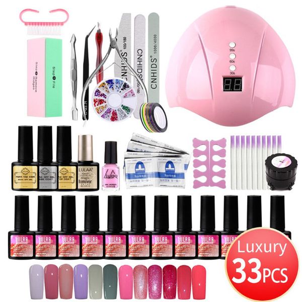 manicure set 36w uv led lamp dryer with 12pcs nail gel polish kit soak off manicure set gel nail polish for art tools
manicure set 36w uv led lamp dryer with 12pcs nail gel polish kit soak off manicure set gel nail polish for art tools