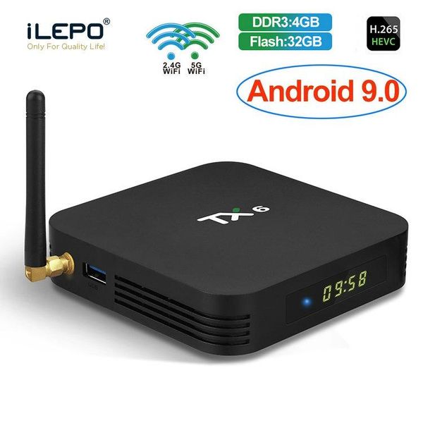 tx6 android 9.0 tv box allwinner h6 quad core 4gb ram 32g rom wifi 2.4g+5g bluetooth 5.0 smart tv box
tx6 android 9.0 tv box allwinner h6 quad core 4gb ram 32g rom wifi 2.4g+5g bluetooth 5.0 smart tv box