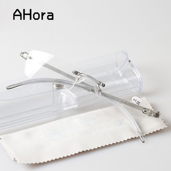 ahora ultralight framless reading glasses women&men businesses clear lens prebyopia spectacles eyeglasses hyperopia eyewear, White;black
ahora ultralight framless reading glasses women&men businesses clear lens prebyopia spectacles eyeglasses hyperopia eyewear, White;black