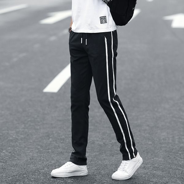 2020 spring and summer thin cotton jogging track pants men's fashion high waist breathable comfortable casual pants, Black
2020 spring and summer thin cotton jogging track pants men's fashion high waist breathable comfortable casual pants, Black