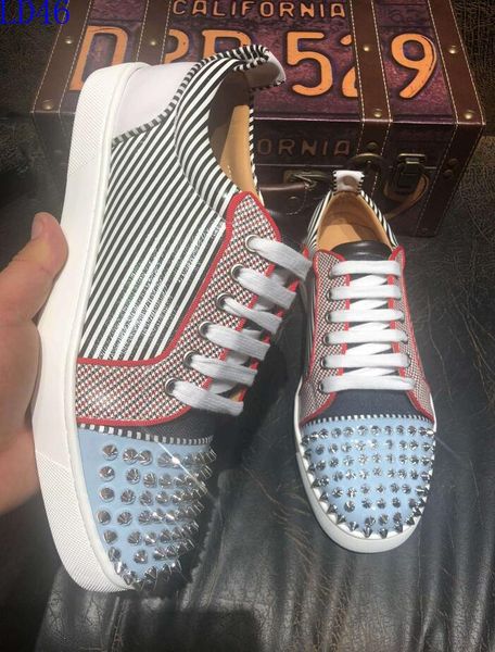 ad4 new christian luxury louboutin bottom red bottoms studded spikes brand cl mens casual shoes men women party lover sports sneakers, Black
ad4 new christian luxury louboutin bottom red bottoms studded spikes brand cl mens casual shoes men women party lover sports sneakers, Black