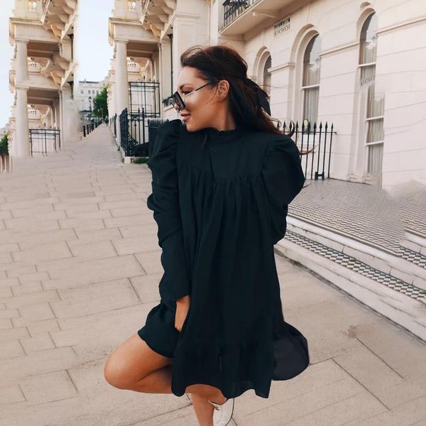 long sleeve leisure dress suit-dress, Black;gray
long sleeve leisure dress suit-dress, Black;gray