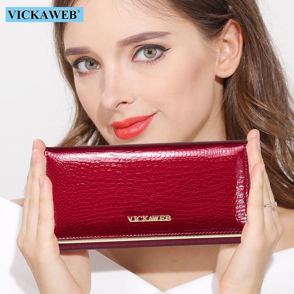 women wallets brand design leather wallet female hasp fashion dollar price alligator long women wallets and purses y190701, Red;black
women wallets brand design leather wallet female hasp fashion dollar price alligator long women wallets and purses y190701, Red;black
