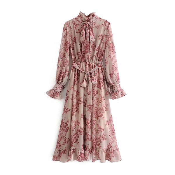 designer dresses summer dress vintage floral print sashes pleated dress women 2019 tie collar long sleeve dresses casual vestidos mujer, Black;gray
designer dresses summer dress vintage floral print sashes pleated dress women 2019 tie collar long sleeve dresses casual vestidos mujer, Black;gray