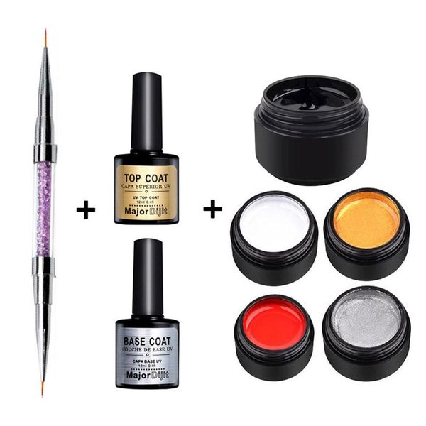 5ml wire drawing nail gel set lacquer painting gel varnish pulling silk spider creative nail art polish 5 colors, Red;pink
5ml wire drawing nail gel set lacquer painting gel varnish pulling silk spider creative nail art polish 5 colors, Red;pink