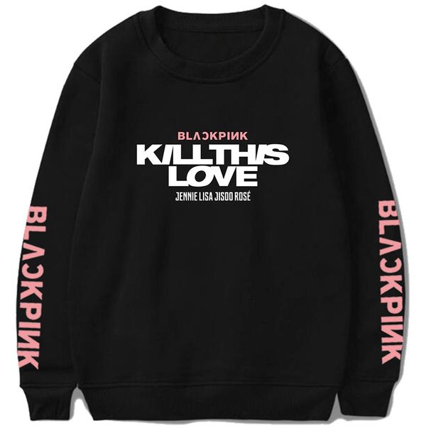 lovers clothes korean blackpink kill this love letters sweatshirt man woman pullover sudadera mujer drop shipping, Black
lovers clothes korean blackpink kill this love letters sweatshirt man woman pullover sudadera mujer drop shipping, Black