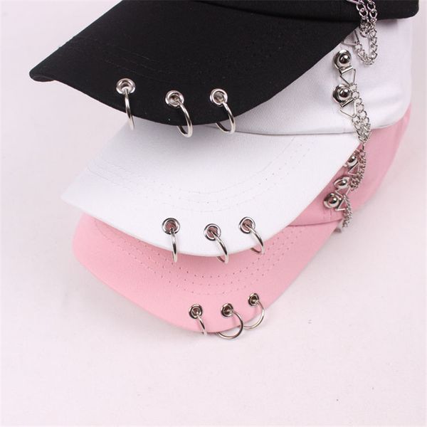 fashion 2017 new style selling iron ring zipper hats adjustable baseball cap unipue style unisex, Black;white
fashion 2017 new style selling iron ring zipper hats adjustable baseball cap unipue style unisex, Black;white