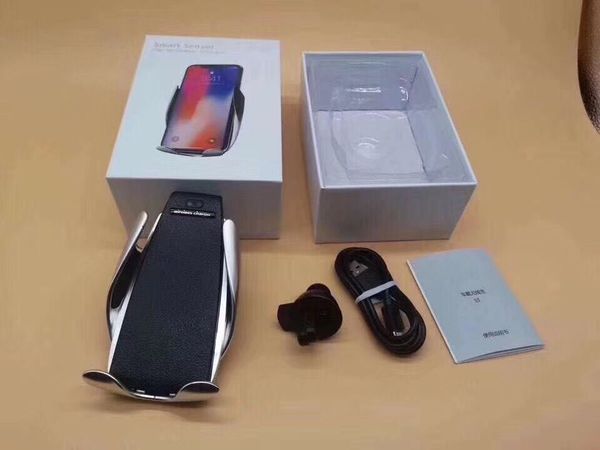 Automatic en or car wirele charger for iphone x max xr x am ung 10 9 intelligent infrared fa t wirle charging car phone holder Automatic en or car wirele charger for iphone x max xr x am ung 10 9 intelligent infrared fa t wirle charging car phone holder