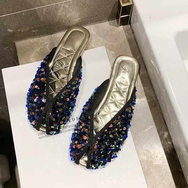 2020 summer women mules silver shining leather casual shoes woman slippers outside dress flat slides beach sandals female, Black
2020 summer women mules silver shining leather casual shoes woman slippers outside dress flat slides beach sandals female, Black