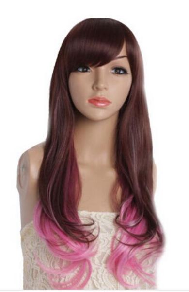 + fashion women lolita br own pink costume cosplay long full dance party wig, Black;brown
+ fashion women lolita br own pink costume cosplay long full dance party wig, Black;brown