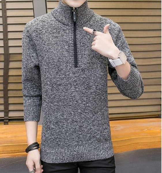 2020 men in spring and autumn winter with new style fashion long sleeve stand collar set head sweater coat, White;black
2020 men in spring and autumn winter with new style fashion long sleeve stand collar set head sweater coat, White;black
