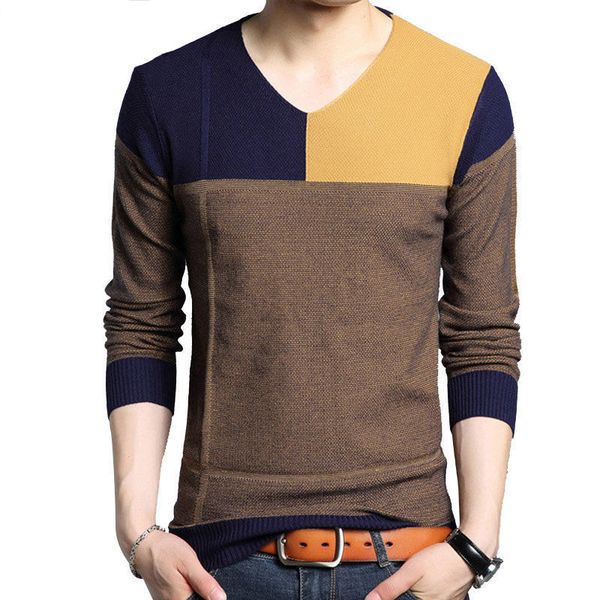 knitted sweater men v neck striped slim fit knittwear casual 2019 autumn spring contrast color long sleeve pullovers outwear, White;black
knitted sweater men v neck striped slim fit knittwear casual 2019 autumn spring contrast color long sleeve pullovers outwear, White;black
