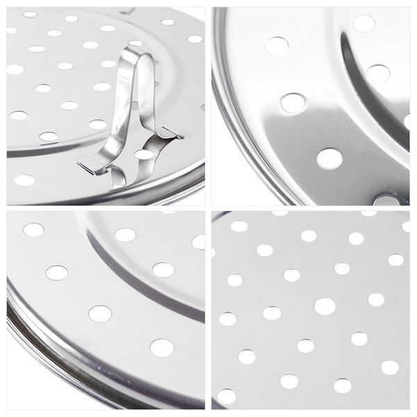 steamer shelf rack stainless steel stand pot steaming tray cookware kitchen accessories e2s kitchen storage organization 
steamer shelf rack stainless steel stand pot steaming tray cookware kitchen accessories e2s kitchen storage organization