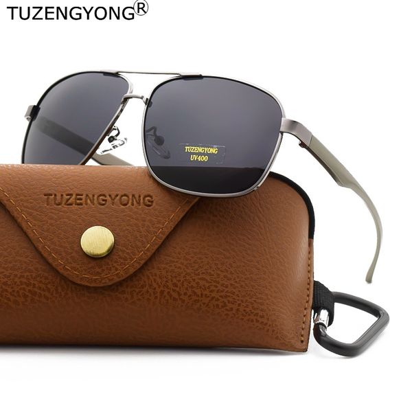 tuzengyong brand fashion men's aluminum sunglasses new square polarized driving sun glasses for men/women oculos masculino, White;black
tuzengyong brand fashion men's aluminum sunglasses new square polarized driving sun glasses for men/women oculos masculino, White;black