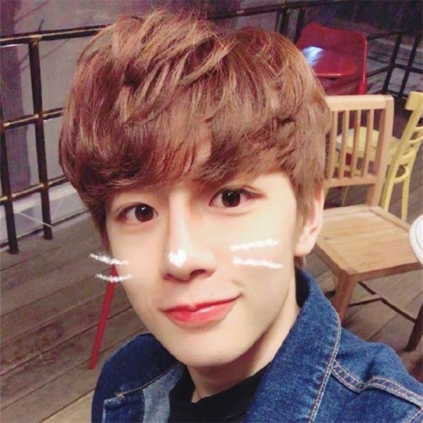 net red wig men's korean version of handsome students short straight short curly wig, Black
net red wig men's korean version of handsome students short straight short curly wig, Black