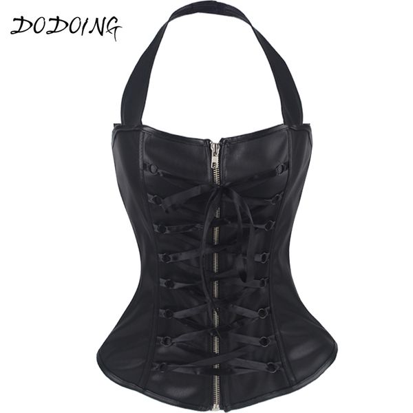 dodoing faux leather corset overbust steampunk corselet bustier fashion women gothic clothing zipper-up waist trainer size, Black;white
dodoing faux leather corset overbust steampunk corselet bustier fashion women gothic clothing zipper-up waist trainer size, Black;white