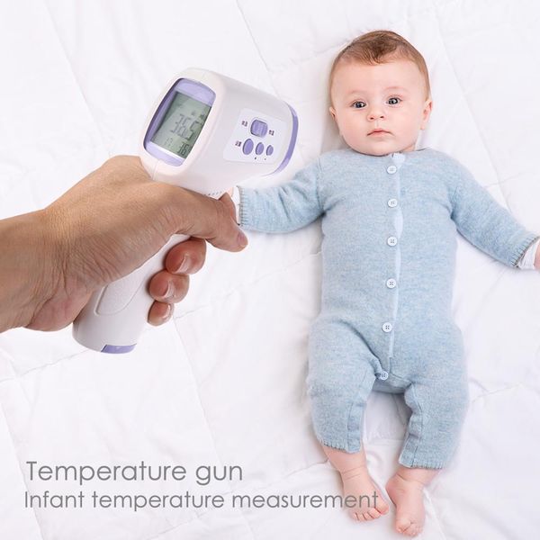 baby forehead infrared digital thermometer non-contact handheld infrared portable body thermometer with lcd backlight, Black;white
baby forehead infrared digital thermometer non-contact handheld infrared portable body thermometer with lcd backlight, Black;white