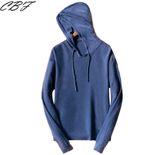 cbf 2018 men's knitted pure cashmere sweater hooded collar solid color high-quality pullovers, White;black
cbf 2018 men's knitted pure cashmere sweater hooded collar solid color high-quality pullovers, White;black