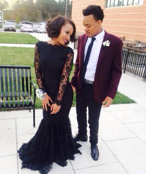 black african lace mermaid long evening dresses formal gowns with sleeves ruched floor length celebrity pageant prom dress new, Black;red
black african lace mermaid long evening dresses formal gowns with sleeves ruched floor length celebrity pageant prom dress new, Black;red
