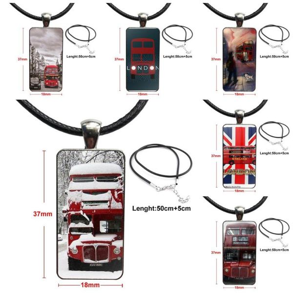 for lovers girl friend gift design fashion vintage glass women rectangle necklace pendants london red bus, Silver
for lovers girl friend gift design fashion vintage glass women rectangle necklace pendants london red bus, Silver