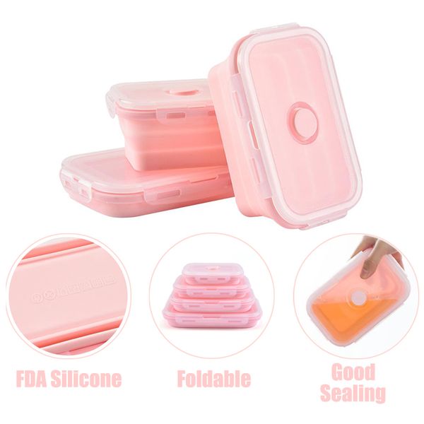 silicone collapsible lunch box set portable bento boxes bowl folding picnic storage container lunch box
silicone collapsible lunch box set portable bento boxes bowl folding picnic storage container lunch box