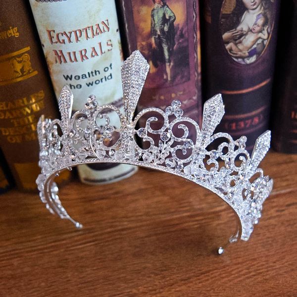 baroque crystal beaded crown ladies rhinestone adorned bridal crown middle east bride's headpieces quinceanera head tiaras accessories, Silver
baroque crystal beaded crown ladies rhinestone adorned bridal crown middle east bride's headpieces quinceanera head tiaras accessories, Silver