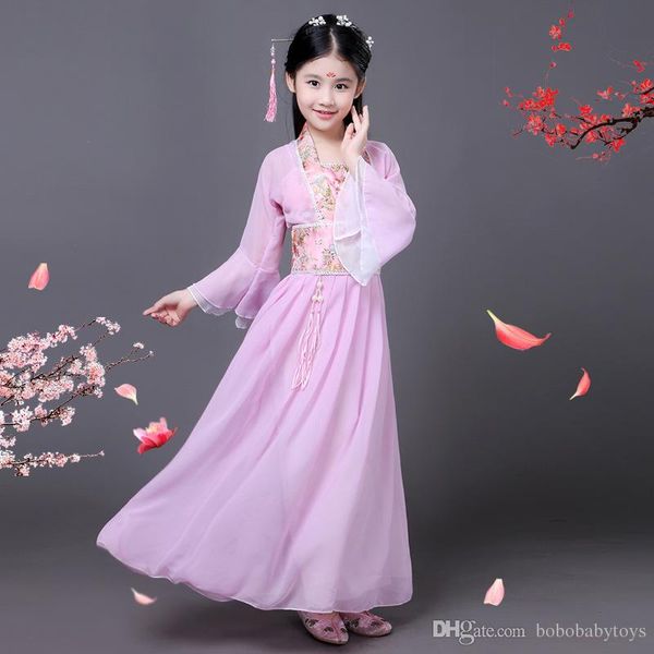 girls 'summer suits chinese style clothing ancient chinese costumes children's princess fairy kid clothing hanfu performing, Blue
girls 'summer suits chinese style clothing ancient chinese costumes children's princess fairy kid clothing hanfu performing, Blue