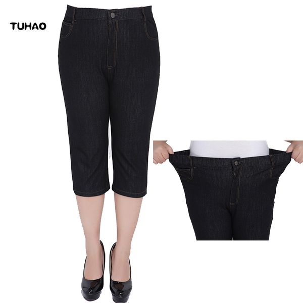 tuhao large size 5xl 6xl 7xl 8xl 2018 summer style capris pants women office lady jeans pants ladies high waist woman pant yh18, Blue
tuhao large size 5xl 6xl 7xl 8xl 2018 summer style capris pants women office lady jeans pants ladies high waist woman pant yh18, Blue