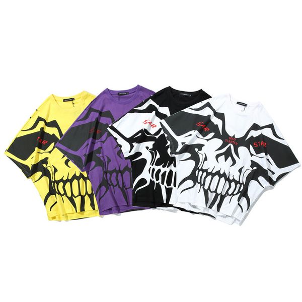 men summer skull printed hip hop punk rock oversized t shirt street wear men harajuku casual hiphop funny tee shirts, White;black
men summer skull printed hip hop punk rock oversized t shirt street wear men harajuku casual hiphop funny tee shirts, White;black
