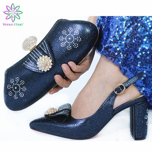 dark blue color new arrivals elegant autumn women party shoes and bag set for party african style high heel sandals and bag set, Black
dark blue color new arrivals elegant autumn women party shoes and bag set for party african style high heel sandals and bag set, Black