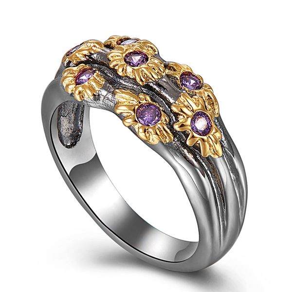 cute small daisy flower rings purple zirconia wholesale jewellery women accessories fashion ring female, Golden;silver
cute small daisy flower rings purple zirconia wholesale jewellery women accessories fashion ring female, Golden;silver