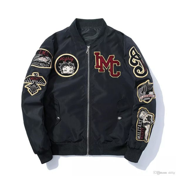 mens designer jackets retro autumn winter air force pilot luxury thick baseball uniform embroidery windbreaker coats size s-4xl, Black;brown
mens designer jackets retro autumn winter air force pilot luxury thick baseball uniform embroidery windbreaker coats size s-4xl, Black;brown