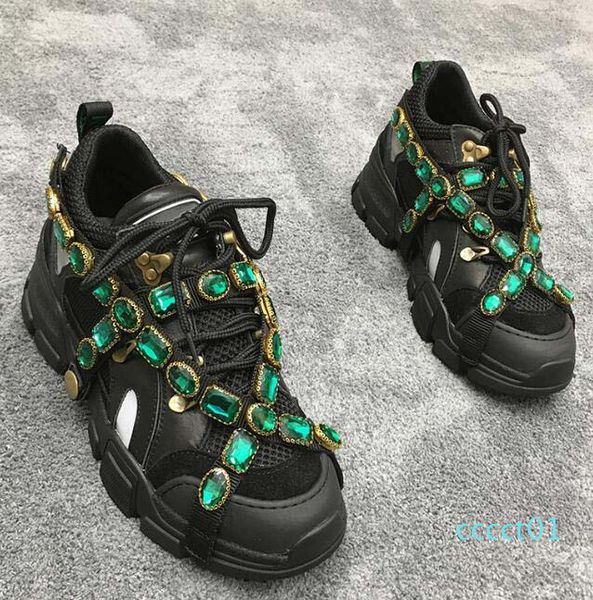 flashtrek designer sneaker with removable crystals mens luxury designer shoes casual fashion luxury designer womens sneakers  1ct, Black 
flashtrek designer sneaker with removable crystals mens luxury designer shoes casual fashion luxury designer womens sneakers  1ct, Black