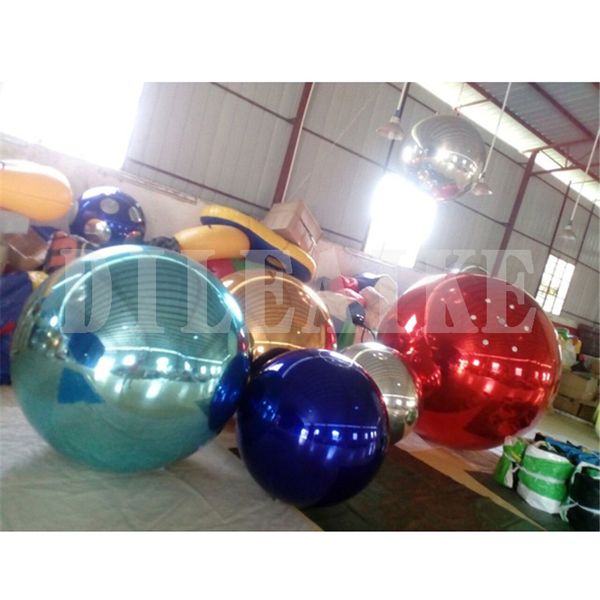 High Brightness Shine Sphere Seamless 3m Diameter Mirror Ball For Decoration Advertising Promotion Event Inflatable Mirror Ball