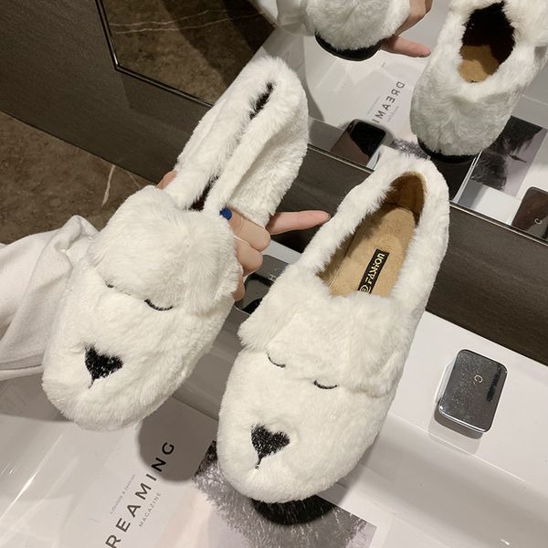 women's cute plush flat shoes zapatos de mujer fashion solid color short plush shallow mouth cotton shoes zapatos de mujer, Black
women's cute plush flat shoes zapatos de mujer fashion solid color short plush shallow mouth cotton shoes zapatos de mujer, Black